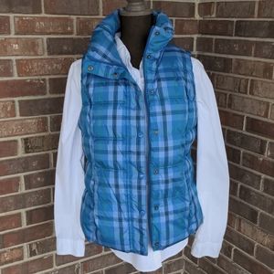 ❄️☃️Old Navy Blue Plaid Vest